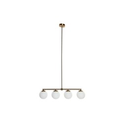 Ceiling Light DKD Home Decor Golden White 220 V (70 x 19 x 15 cm)