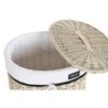 Set of Baskets DKD Home Decor White Beige wicker 51 x 38 x 58 cm