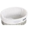 Set of Baskets DKD Home Decor White Grey wicker 51 x 37 x 56 cm 52 x 38 x 57 cm (5 Pieces)