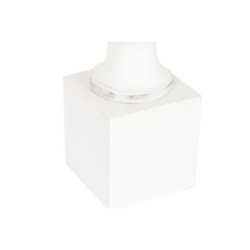 Planter Home ESPRIT White Fibreglass Face 35 x 35 x 93 cm