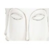 Planter Home ESPRIT White Fibreglass Face 35 x 35 x 93 cm