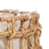 Set of Baskets Beige Cream Natural Fibre 45 x 45 x 45 cm (3 Units)