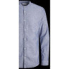 Men’s Long Sleeve Shirt Jack & Jones JJELINEN BLEND BAND 12248581 Blue