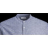 Men’s Long Sleeve Shirt Jack & Jones JJELINEN BLEND BAND 12248581 Blue