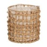 Set of Baskets Beige Cream Natural Fibre 45 x 45 x 45 cm (3 Units)