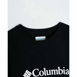 Men’s Short Sleeve T-Shirt Columbia CSC Basic Logo Black