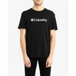 Men’s Short Sleeve T-Shirt Columbia CSC Basic Logo Black