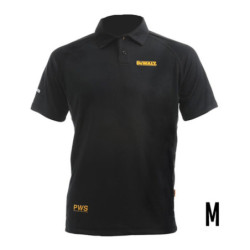 Short Sleeve Polo Shirt Dewalt Black 12