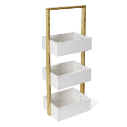 Shelves Quid Sira White Wood 25,6 x 18,4 x 67 cm