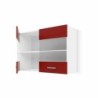 Kitchen furniture Red PVC Crystal Plastic Melamin 80 x 31 x 55 cm