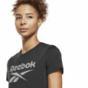 Women’s Short Sleeve T-Shirt Reebok Workout Ready Supremium Black