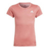 Child's Short Sleeve T-Shirt Adidas Aeroready Salmon