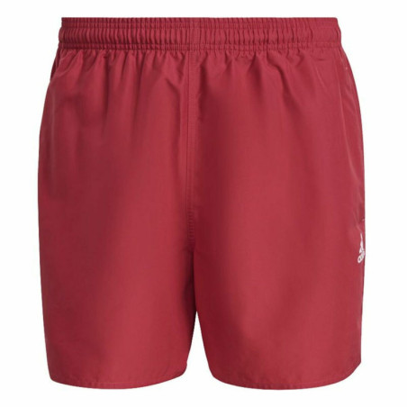 Men’s Bathing Costume Adidas Solid Dark Red