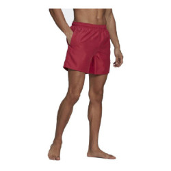 Men’s Bathing Costume Adidas Solid Dark Red