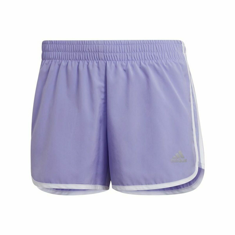 Sports Shorts for Women Adidas Marathon 20 Lilac Blue