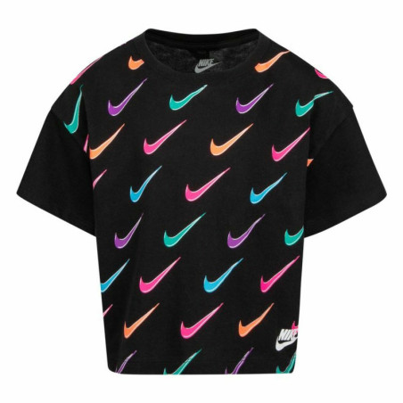 Child's Short Sleeve T-Shirt Nike Sb Icon Black