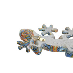 Decorative Figure DKD Home Decor 24 x 10 x 4 cm Multicolour Modern Lizard (2 Units)