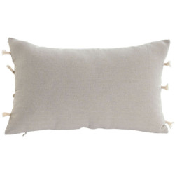 Cushion Home ESPRIT White Beige Boho 50 x 30 cm