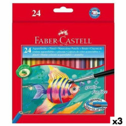 Watercolour Pencils Faber-Castell Multicolour 3 Pieces