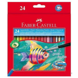 Watercolour Pencils Faber-Castell Multicolour 3 Pieces