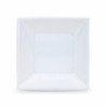 Set of reusable plates Algon Squared White Plastic 18 x 18 x 4 cm (36 Units)