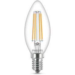 Candle LED Light Bulb Philips Equivalent  E14 60 W White E (2700 K)