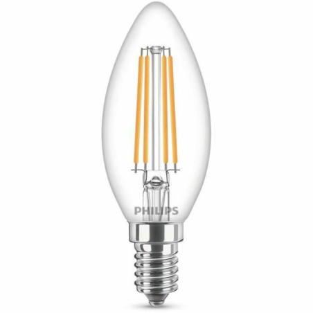 Candle LED Light Bulb Philips Equivalent  E14 60 W White E (2700 K)