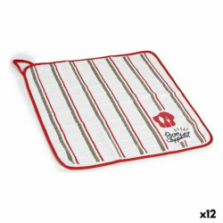 Kitchen Cloth Red White (12 Units)