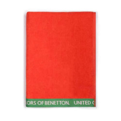 Beach Towel Benetton Rainbow Red (160 x 90 cm)