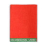 Beach Towel Benetton Rainbow Red (160 x 90 cm)