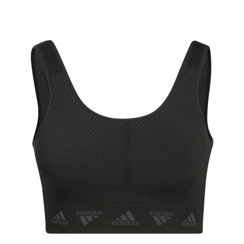 Sports Bra Adidas Aeroknit Black