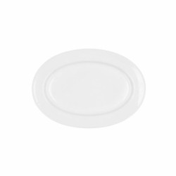 Serving Platter Bidasoa Glacial Ceramic White (26 x 18 cm) (Pak 6x)