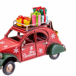 Christmas bauble Red Multicolour Metal Car 16 x 7 x 9,5 cm