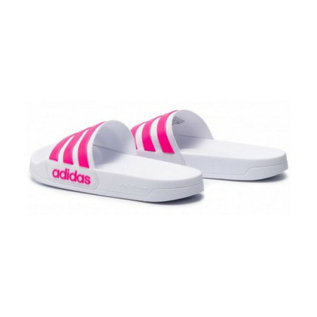 Women's Flip Flops Adidas Adilette Shower White Pink