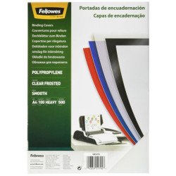 Cover Fellowes 100 Units Binding Transparent Din A4 polypropylene