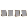 Photo frame Home ESPRIT Brown Beige Cream Natural Crystal MDF Wood Scandinavian 23,5 x 2,8 x 28,5 cm (4 Units)