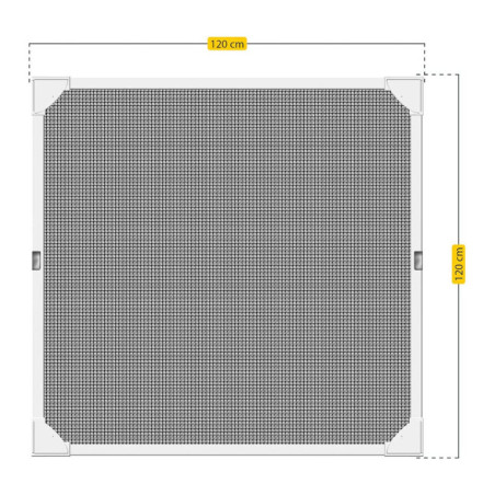 Mosquito net Schellenberg 117 cm Fibreglass (100 x 120 cm)