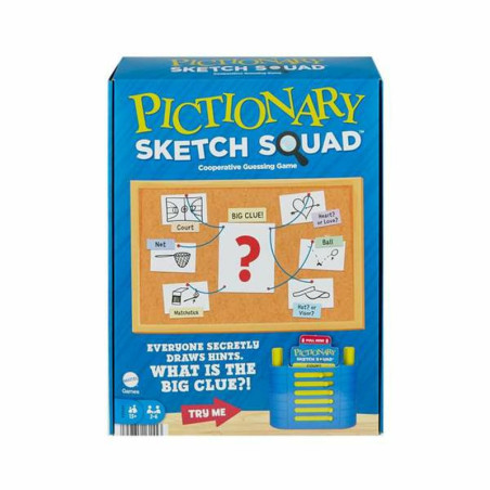 Board game Mattel Pictionary Sketch Squad EN