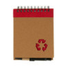 Spiral Notebook with Pen Recycled cardboard 1 x 10 x 13 cm (24 Units)