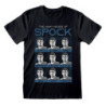 Unisex Short Sleeve T-Shirt Star Trek Many Mood Of Spock Black