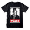 Unisex Short Sleeve T-Shirt Willy Wonka Wonka Black