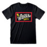 Unisex Short Sleeve T-Shirt Willy Wonka Wonka Bar Black