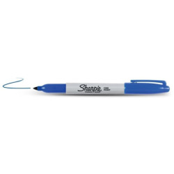 Permanent marker Sharpie Fine Point Blue (12 Units)