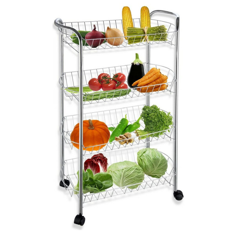 Vegetable trolley Confortime 4 Shelves (51 x 27 x 84 cm)