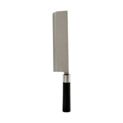 Large Cooking Knife 5,6 x 2,5 x 33 cm Silver Black Stainless steel Plastic (12 Units)