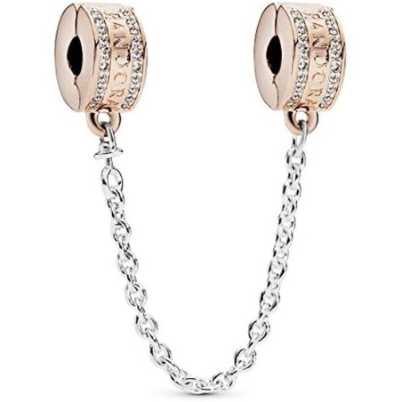 Woman's charm link Pandora SAFETY CHAIN