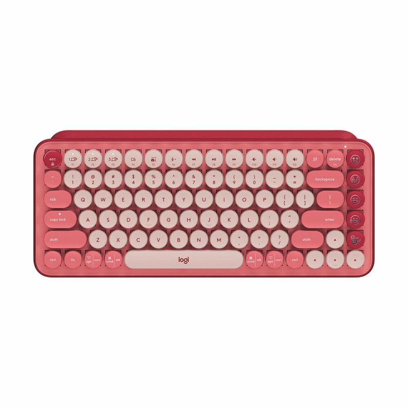 Keyboard Logitech POP French Multicolour Pink AZERTY AZERTY