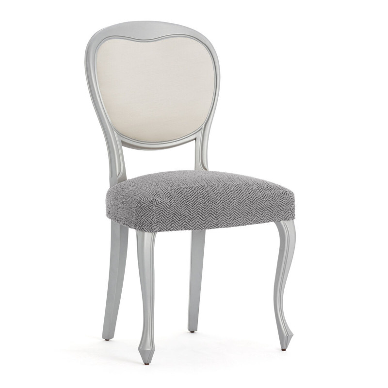 Chair Cover Eysa JAZ Grey 50 x 5 x 50 cm 2 Units