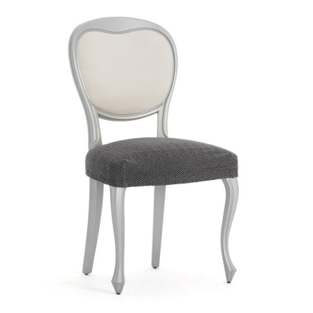 Chair Cover Eysa JAZ Dark grey 50 x 5 x 50 cm 2 Units