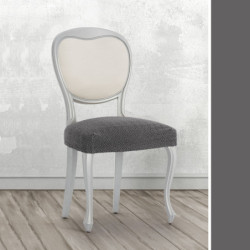 Chair Cover Eysa JAZ Dark grey 50 x 5 x 50 cm 2 Units